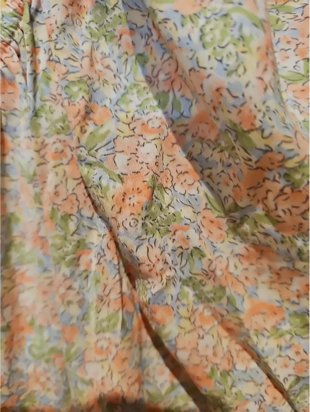Umgee Tiered Floral Dress With Tie Back Size M. NWT - Picture 5 of 10